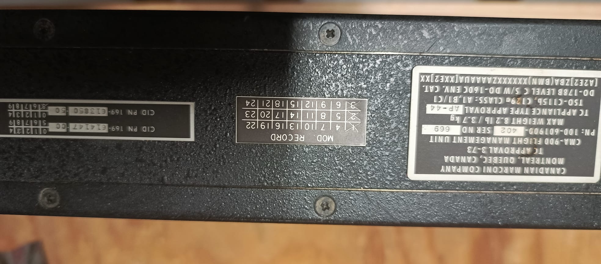 100-601900-402 - FMU (FMS/GPS) - SV